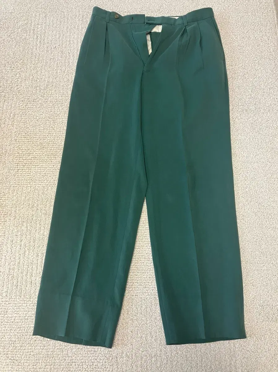 Vintage wide-leg slacks in mint