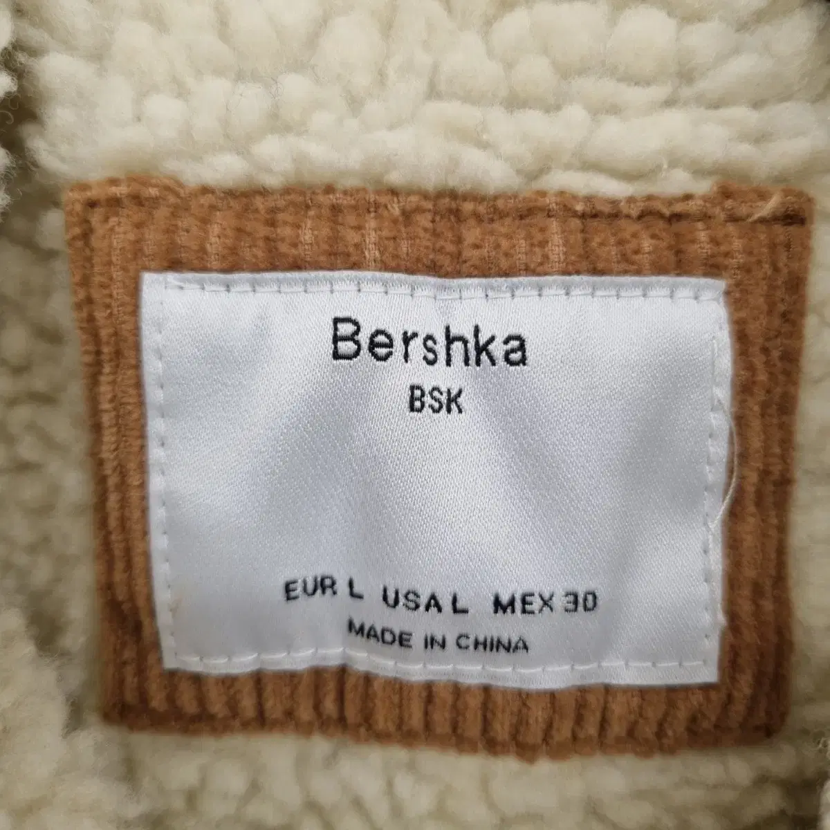 [여성77 size] Bershka 버쉬카 코듀로이 양털 자켓