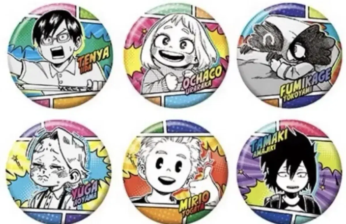 My Hero Academia Chibi Childhood Can Badge Set of 8