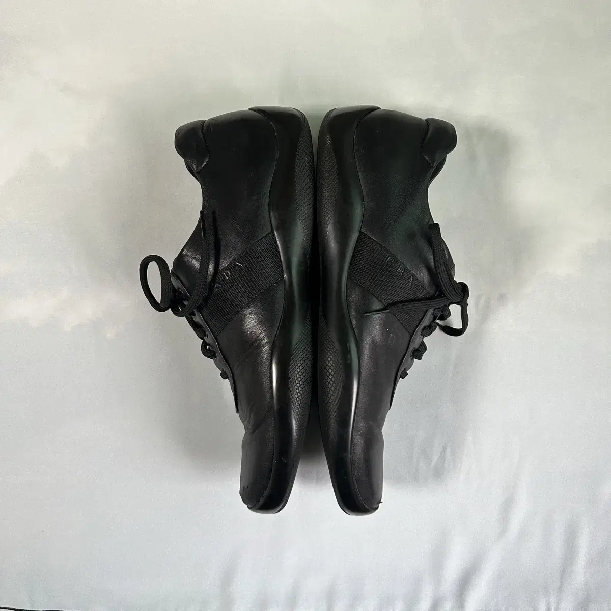 Prada sports lace up derby shoes