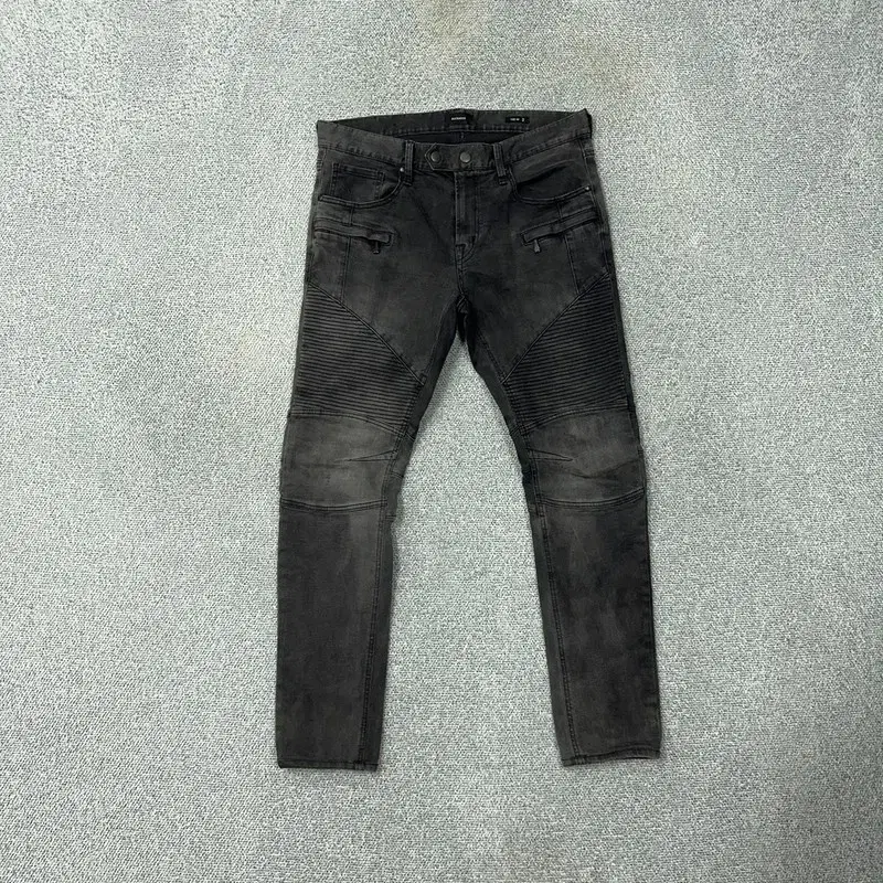 Buckerloo Black Jeans Biker Denim Pants 34