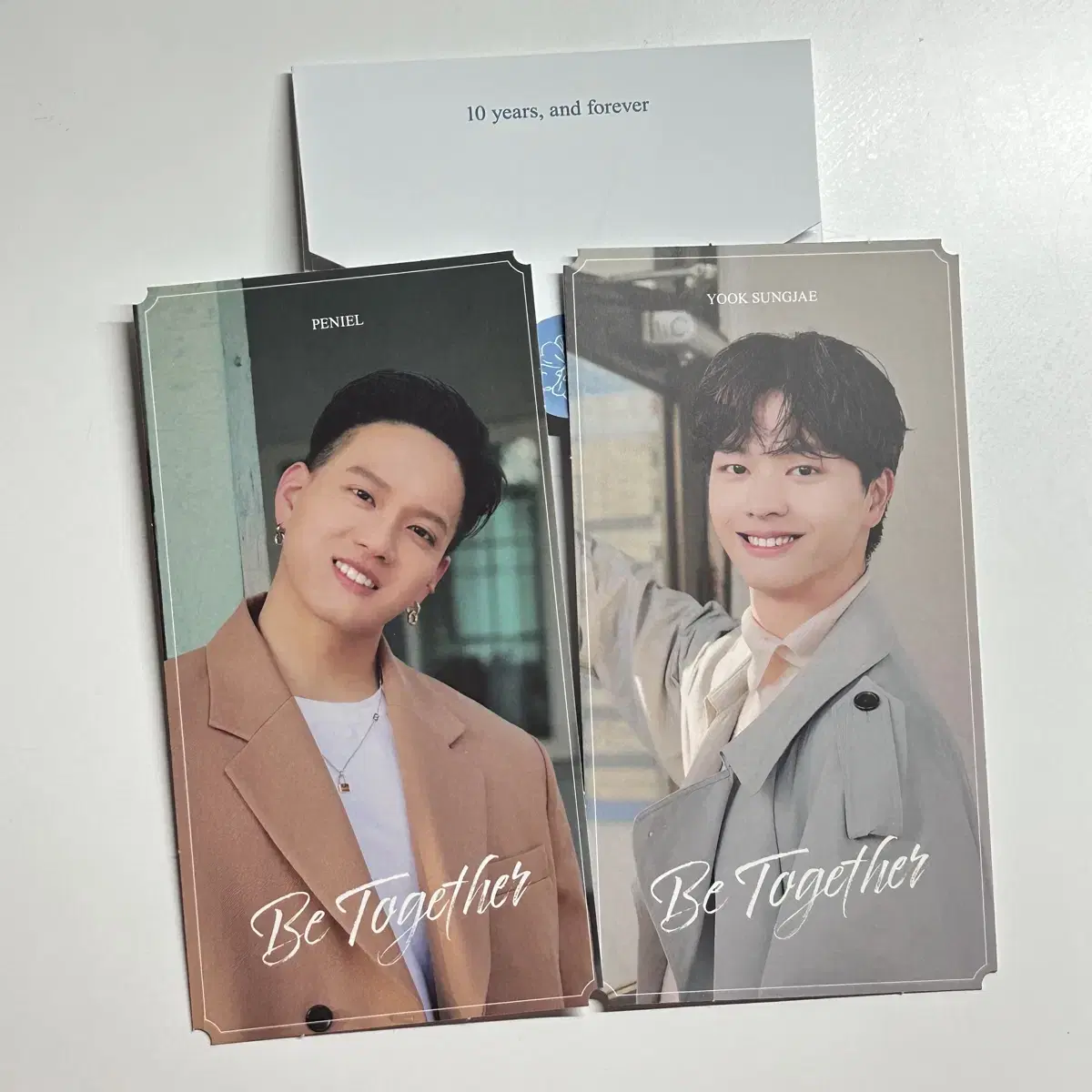 BTOB 10th Anniversary Special Photo Ticket Yook Sungjae & Peniel