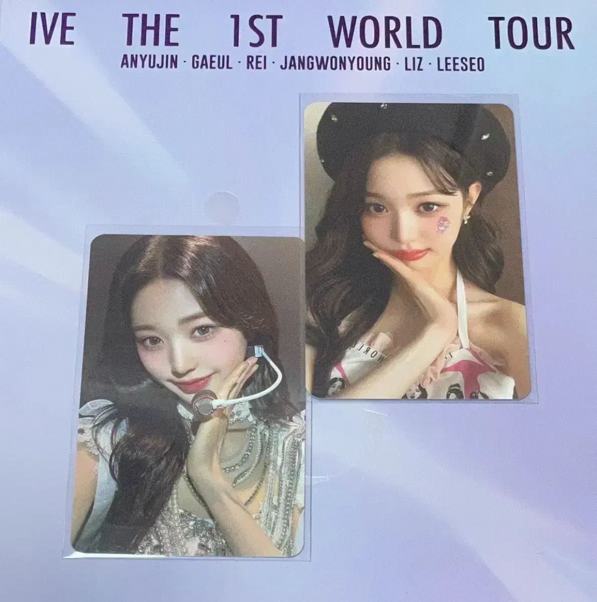 ive worldtour ancon md jang wonyoung random photocard packs photocard sells