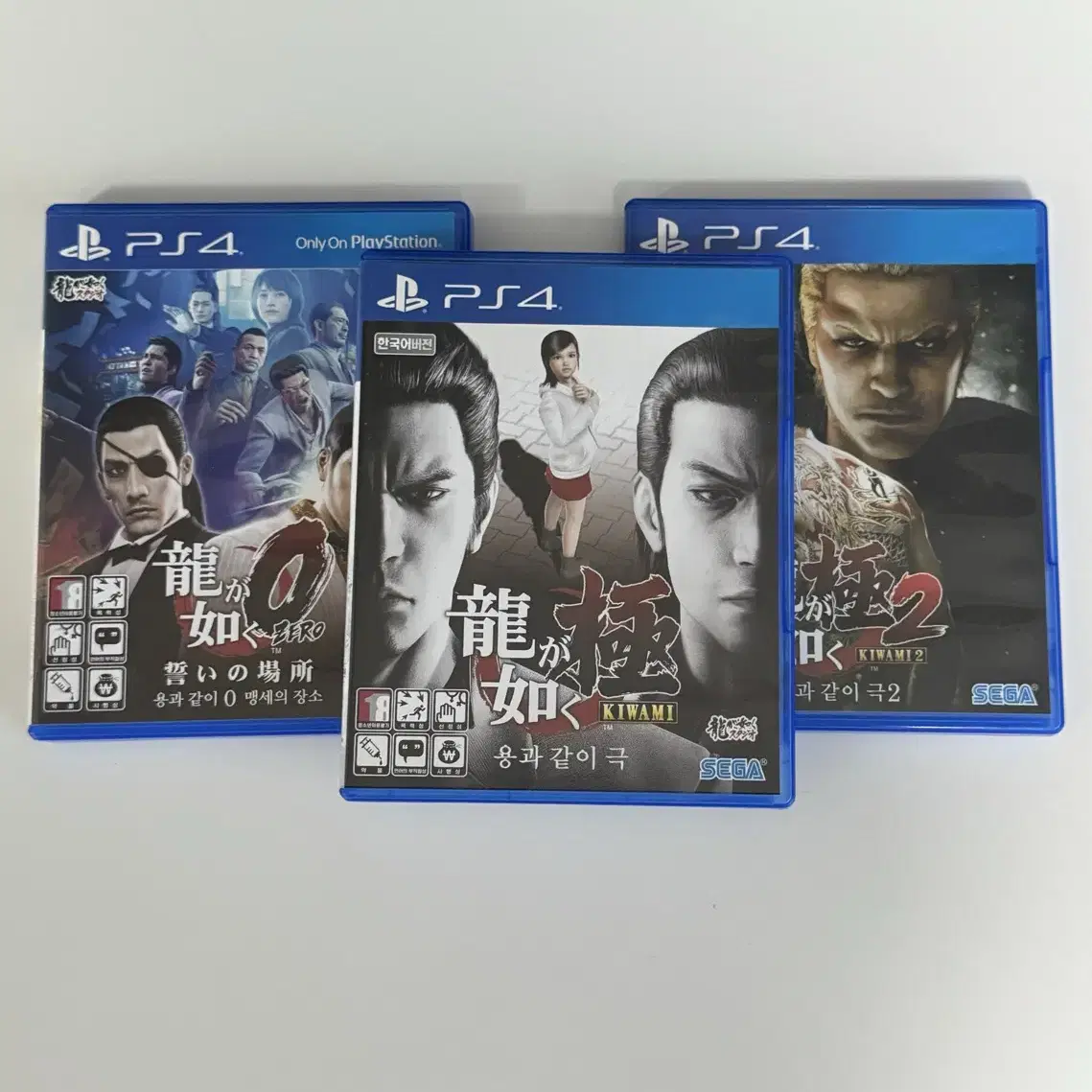 PS4 용과같이 극, 극2, 제로 일괄