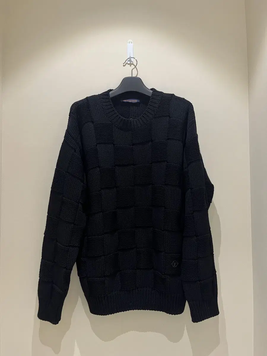 [S/ Genuine] Louis Vuitton Damier Knit Size XL