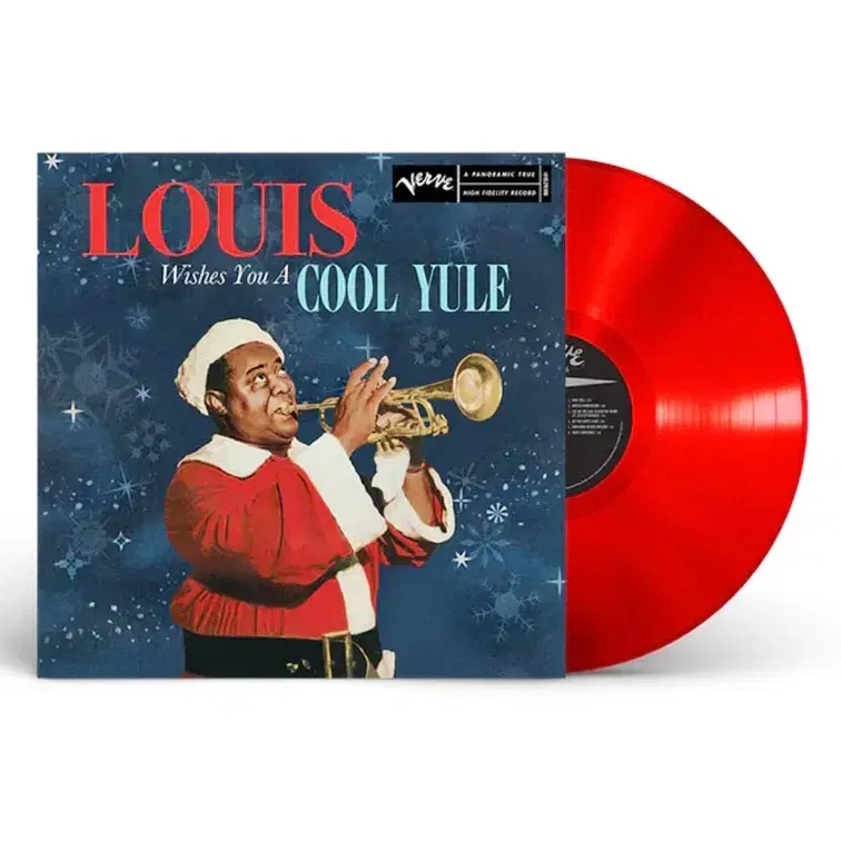 Louis Armstrong 루이 암스트롱 크리스마스 앨범 레드반 LP