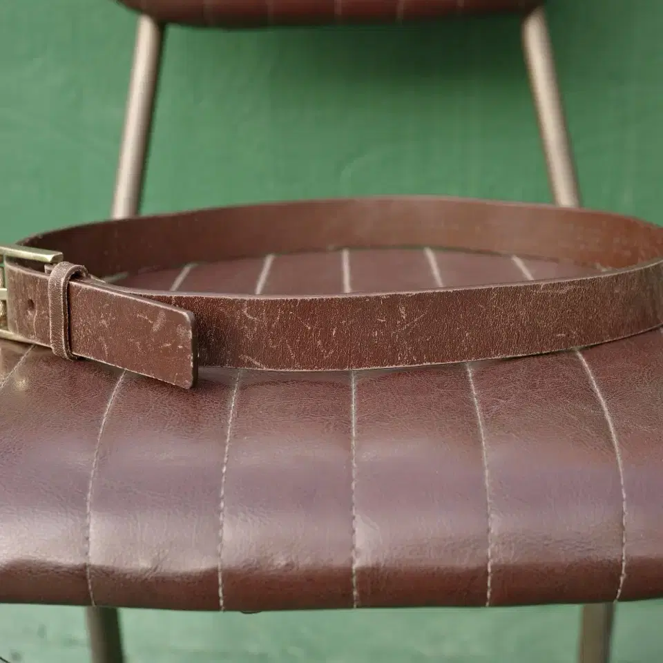 Vintage Classic Squre Leather Belt