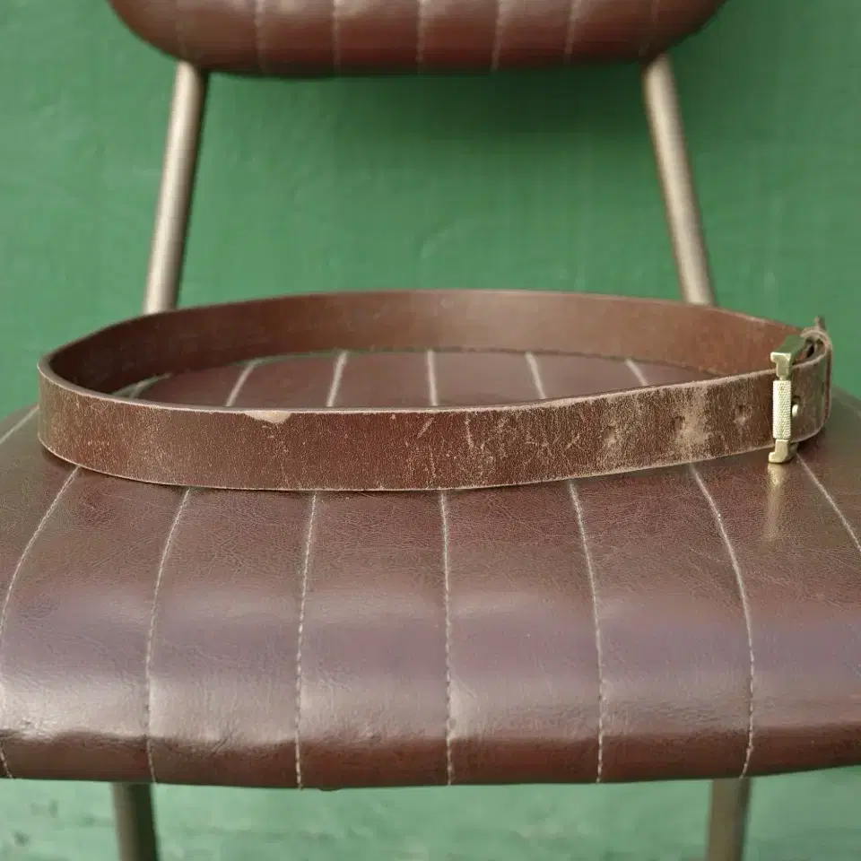 Vintage Classic Squre Leather Belt