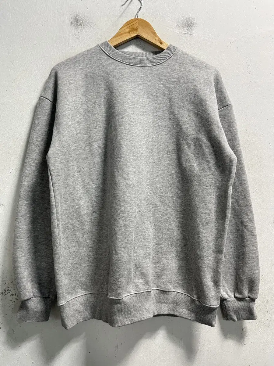 100-105 DOMINE gray brushed sweatshirt loose fit man to man authentic