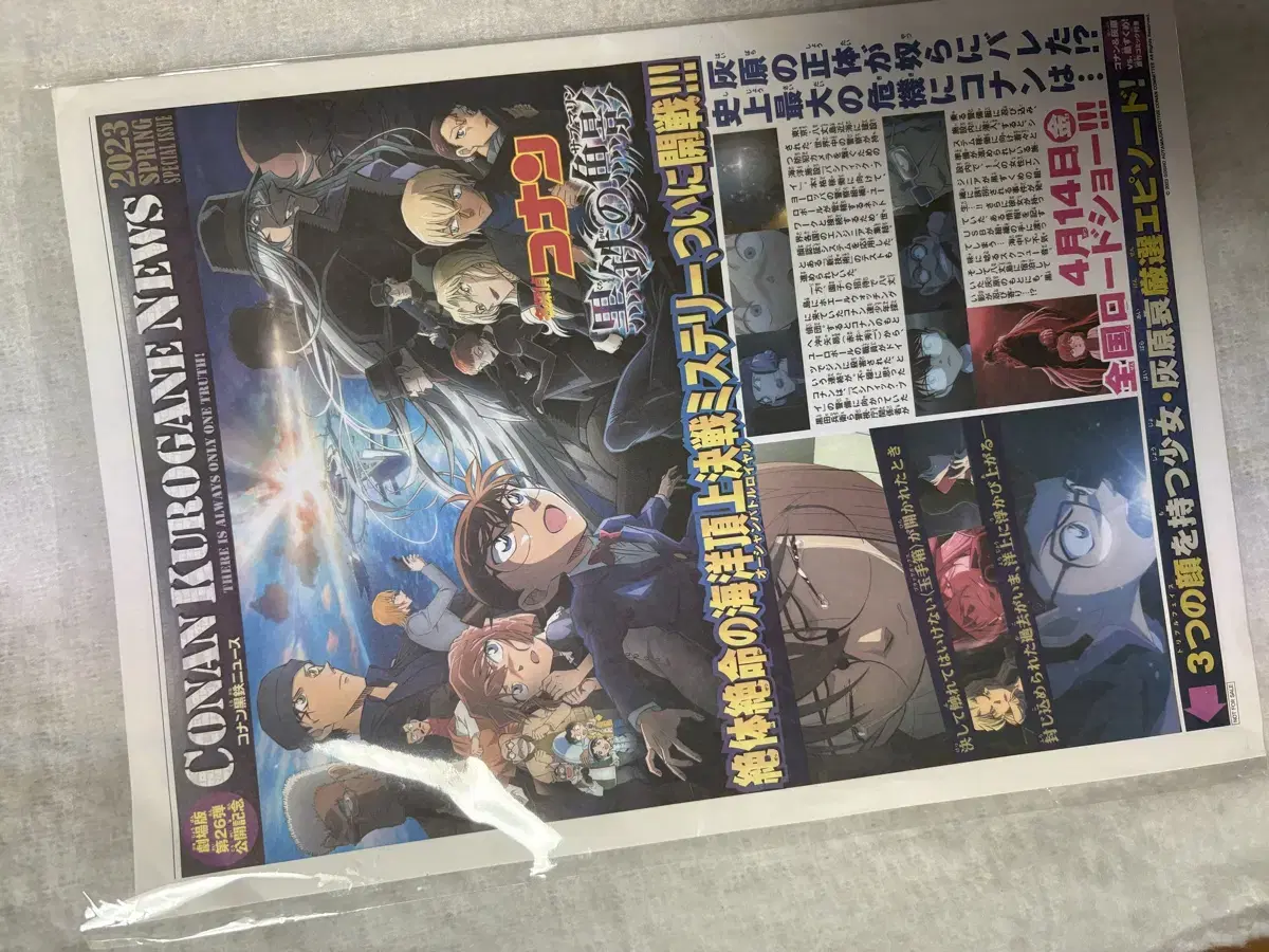 Detective Conan the Barbarian's Fisherwoman Newspaper