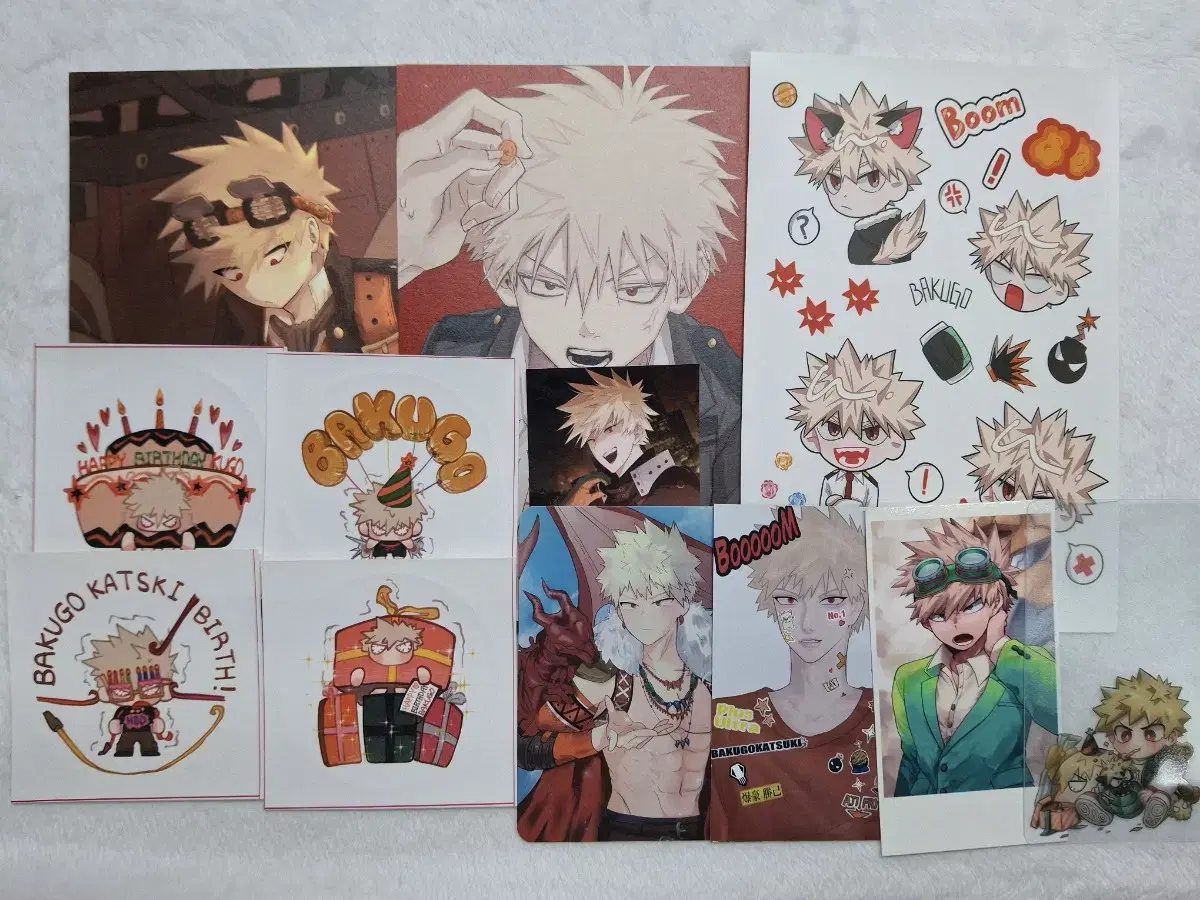 Hiroaka Bakugo Birthday Cafe bulk wts