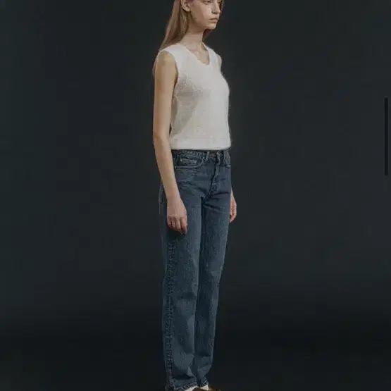 낫띵리튼 Straight denim pants