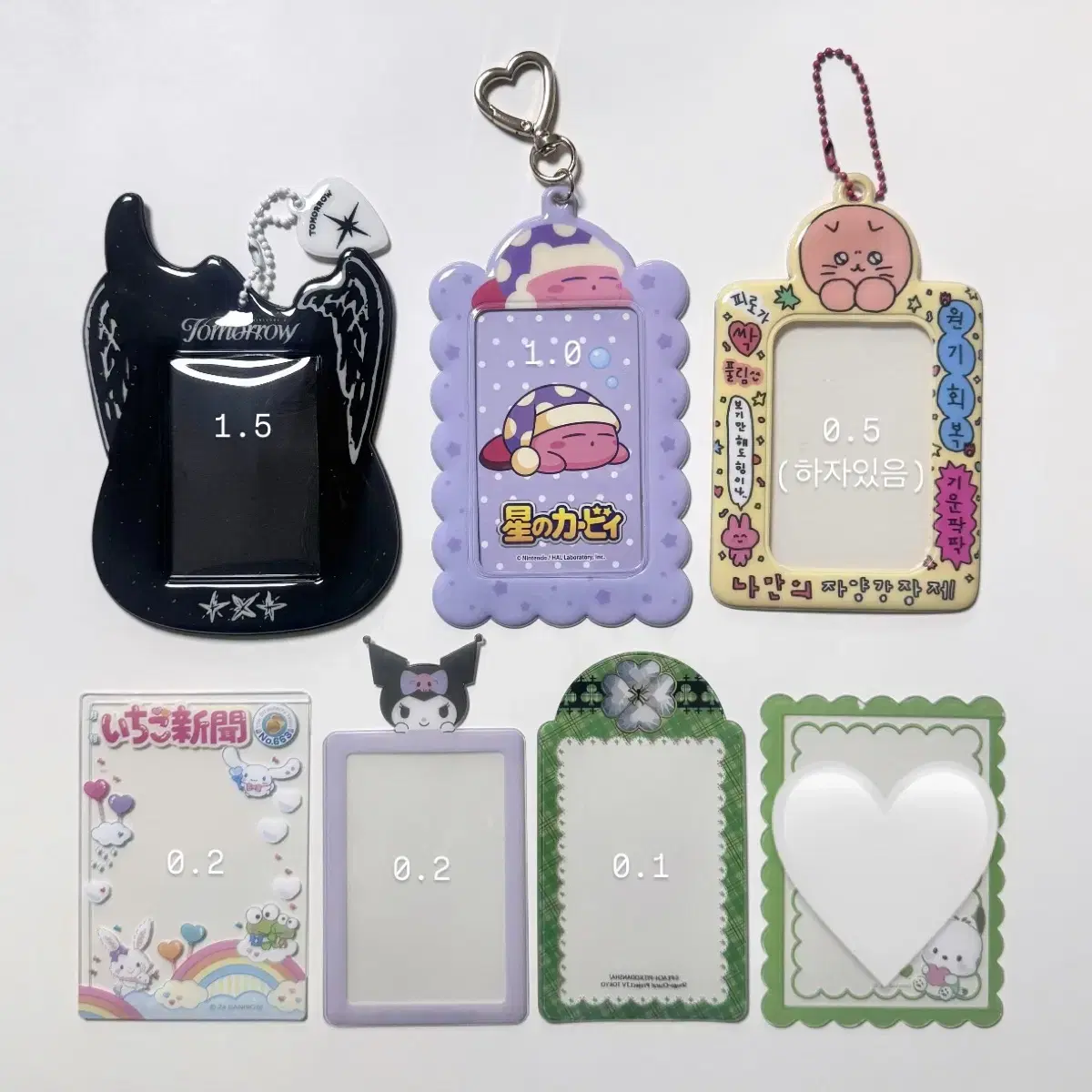 Photocard Holder Grabber Cat txt Sanrio