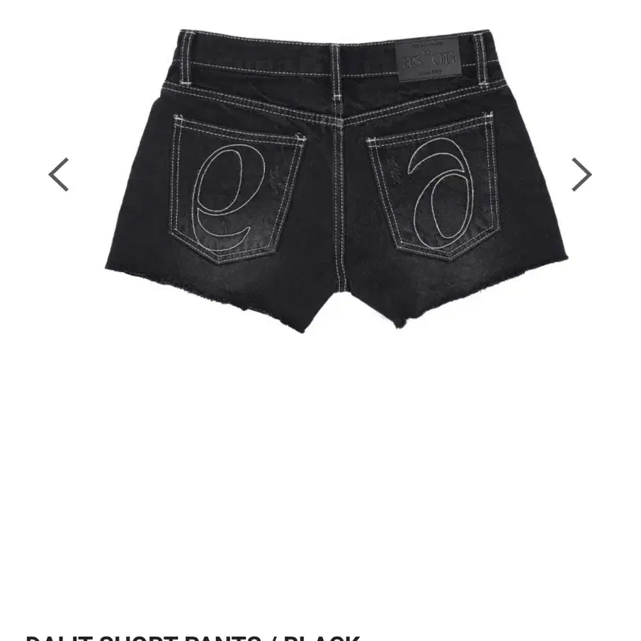 애즈온 DALIT SHORT PANTS 숏팬츠 반바지