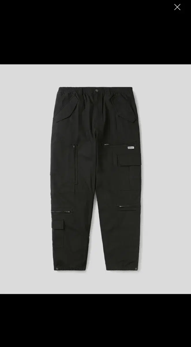 디스이즈네버댓 Cargo Flight Pant Black