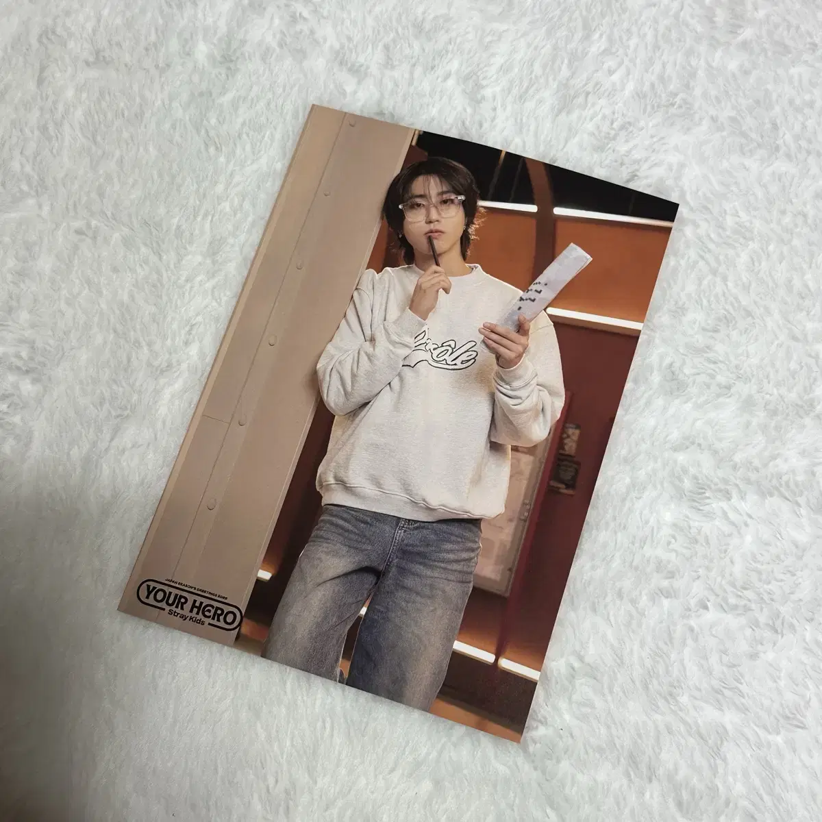 Straykids skz han Random postcard Japan 2025 seasons greetings Trading Cards