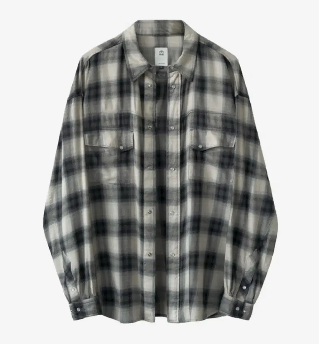 (3)Polyester ecru western shirt