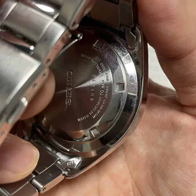 세이코 seiko 시계 청판 크로노워치 파란판