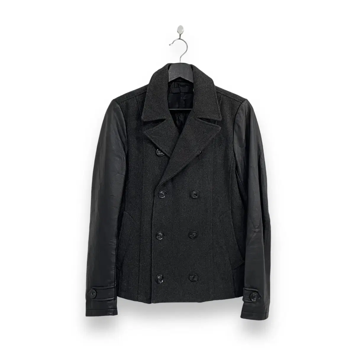 FUGA Double Leather and Wool Jacket