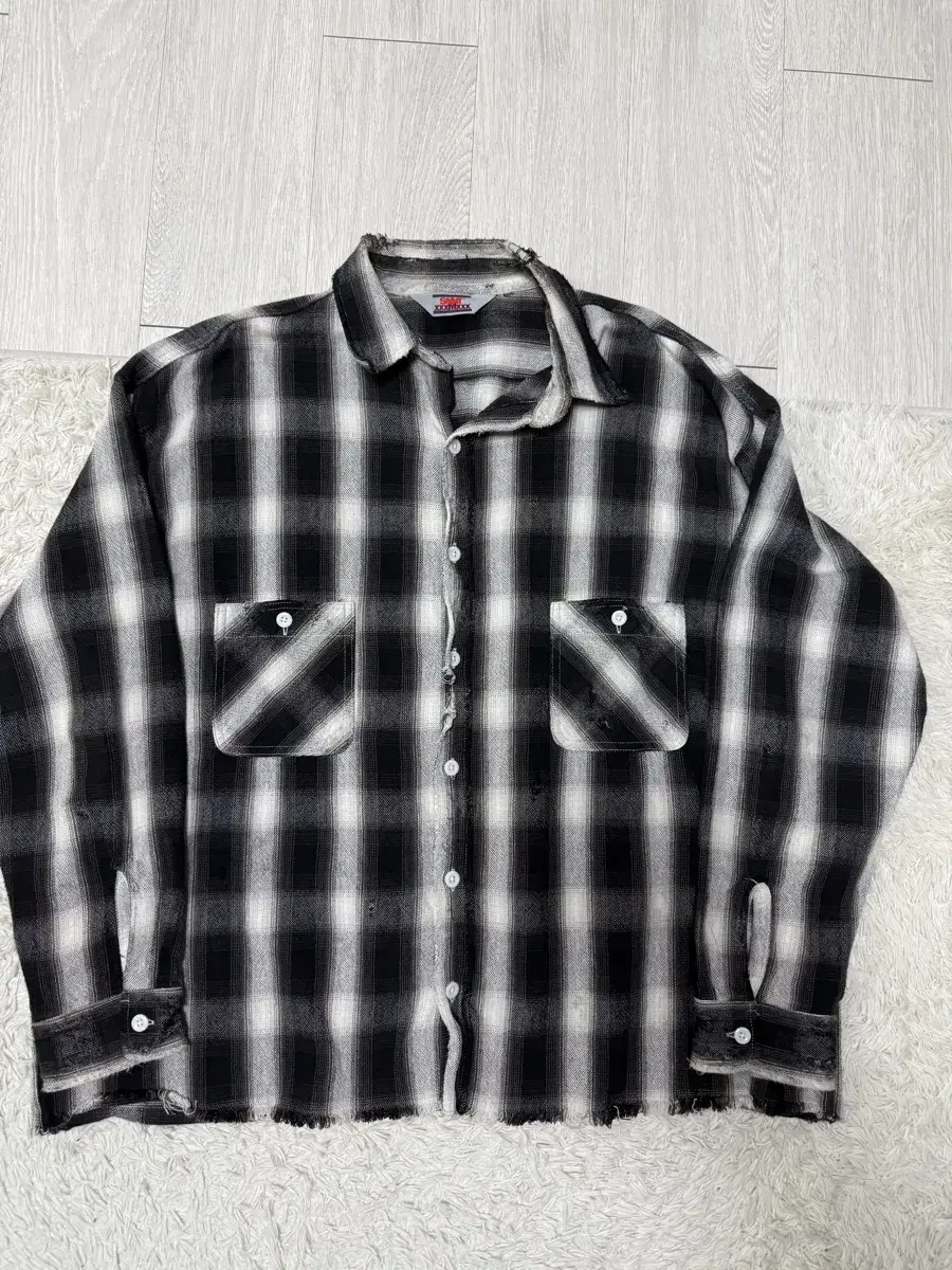 (XL)Saint Michael 23fw Flannel Shirt