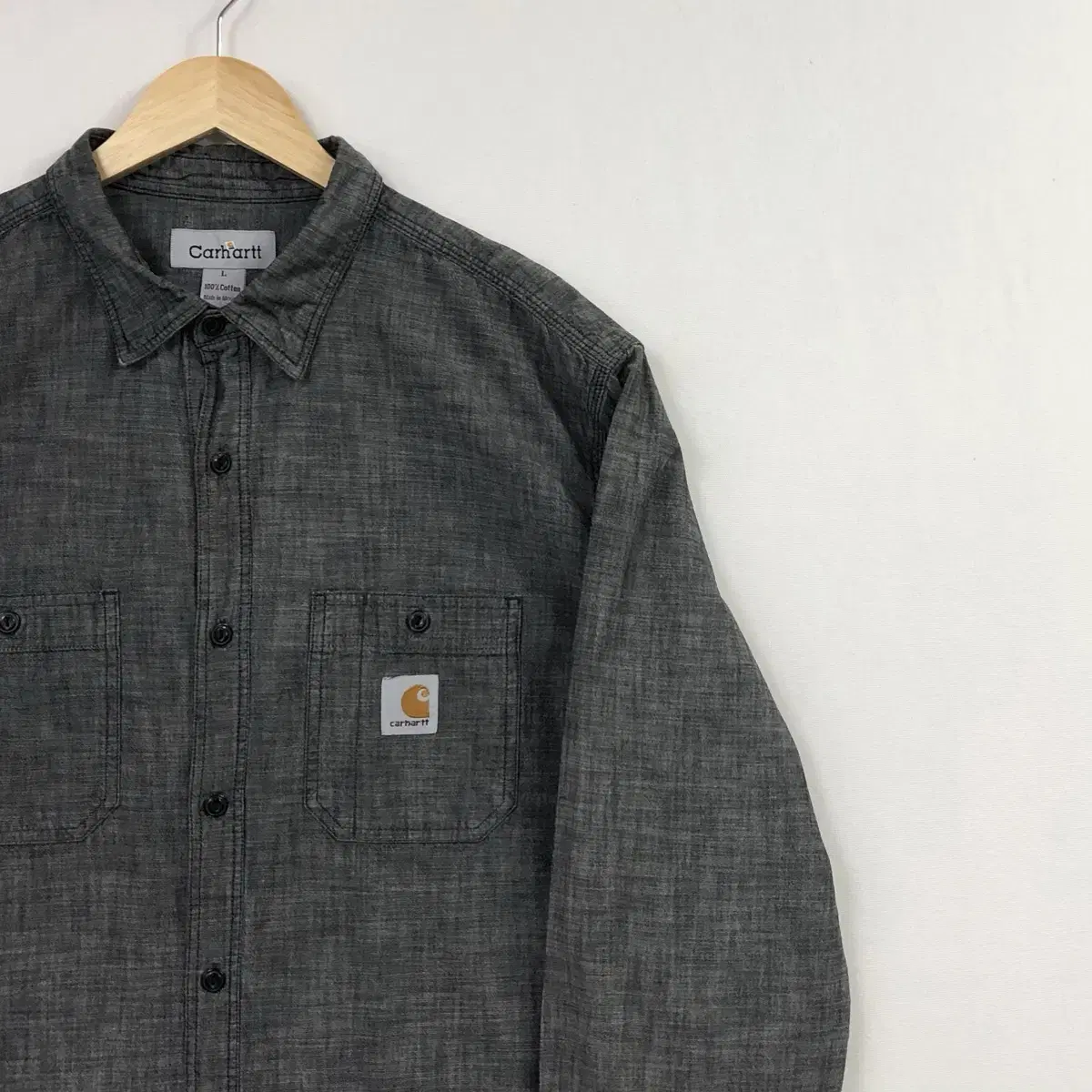 105 Calhart Black Denim Shirt