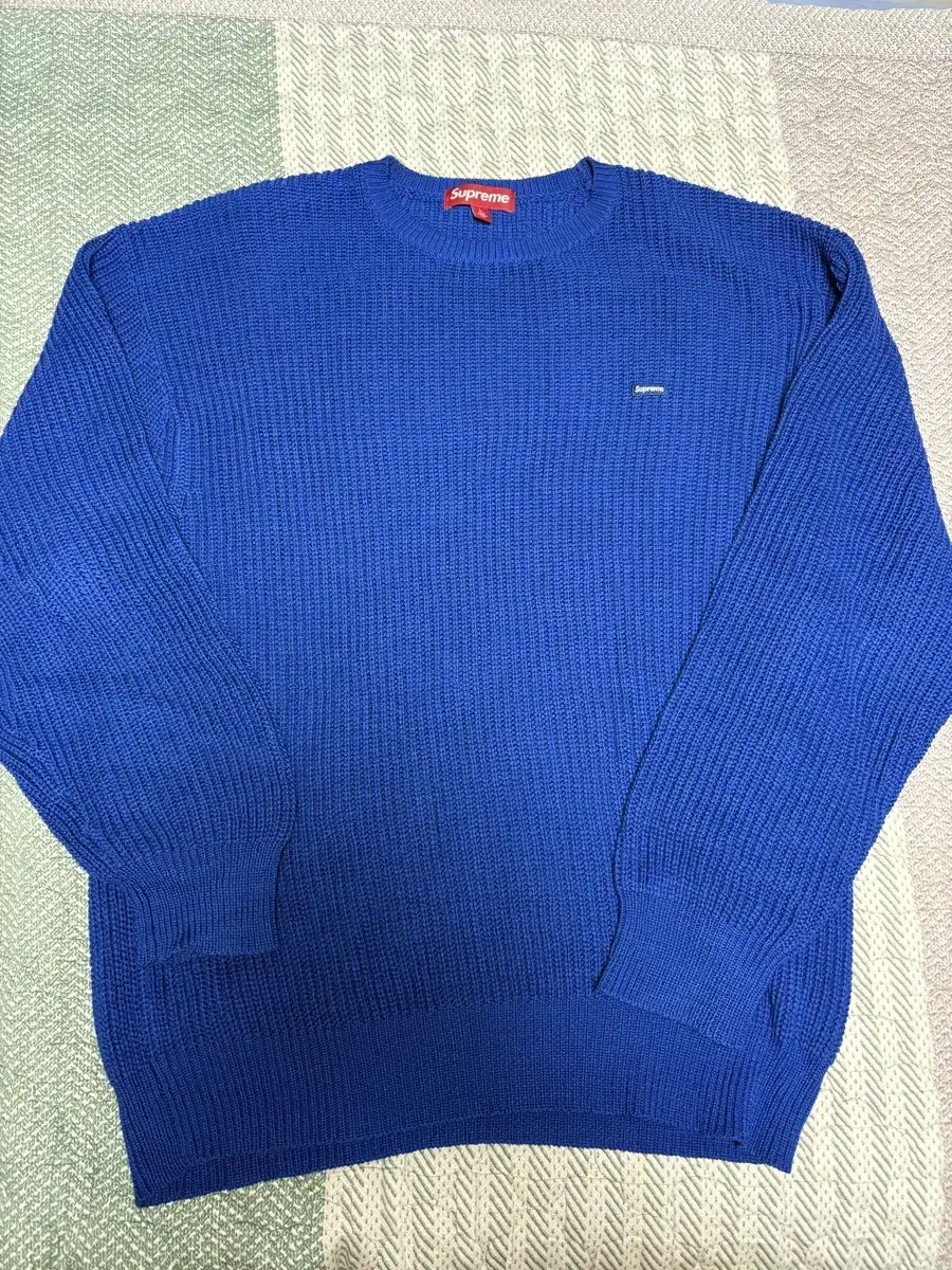 [L]Supreme Small Boxy Ribbed Knit