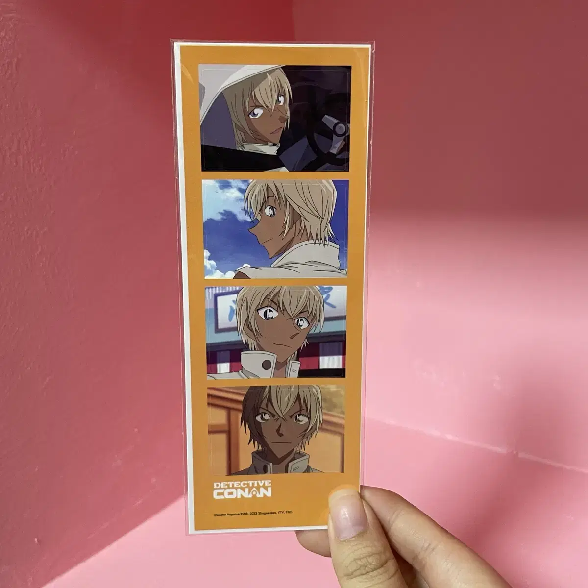 Detective Conan 4 cut photo sticker zeroDaily life AmurotooruFuruyaRaverBonanCriteria