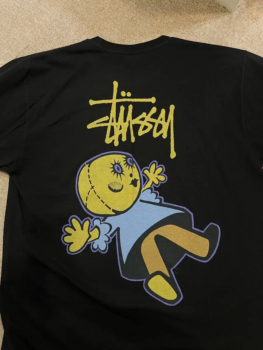 Stussy Black Short Sleeve L