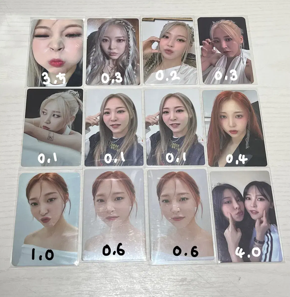 Mamamoo moonbyul Fotokard photocard Alpo unreleased photocard Kemonstar