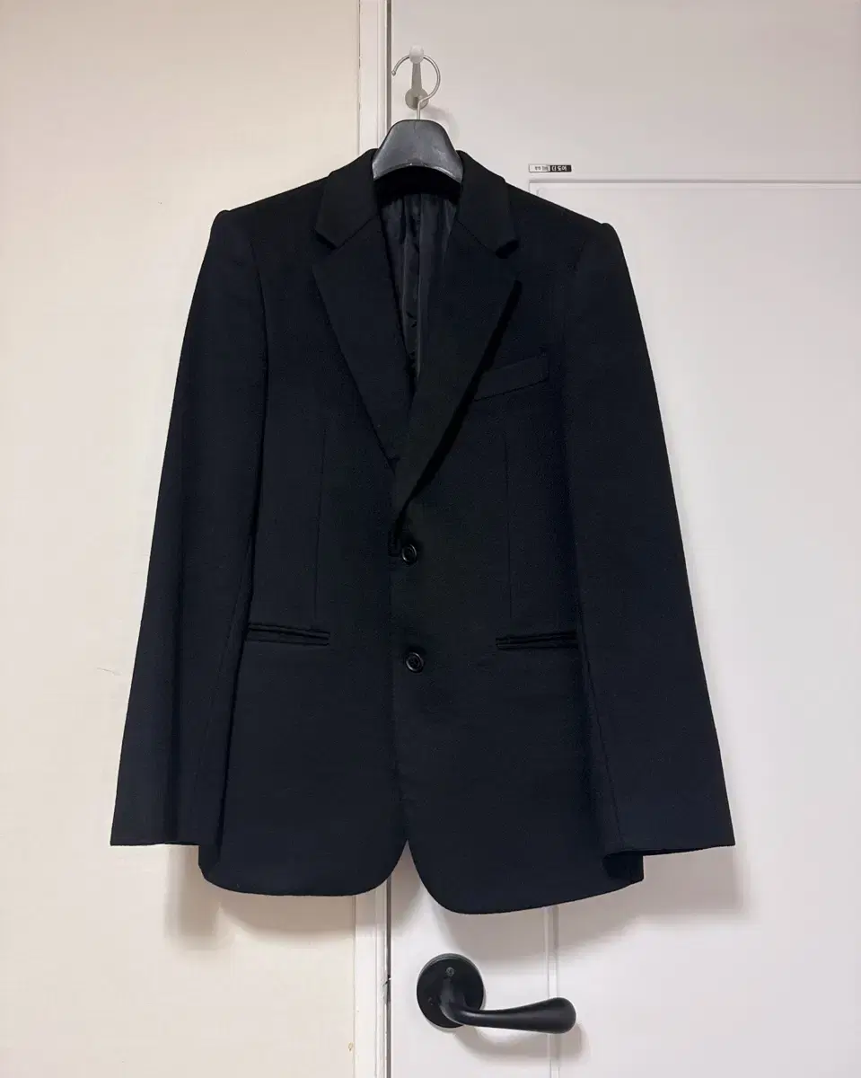 Solid Homme 100% Cashmere Blazer Jacket Black (100)