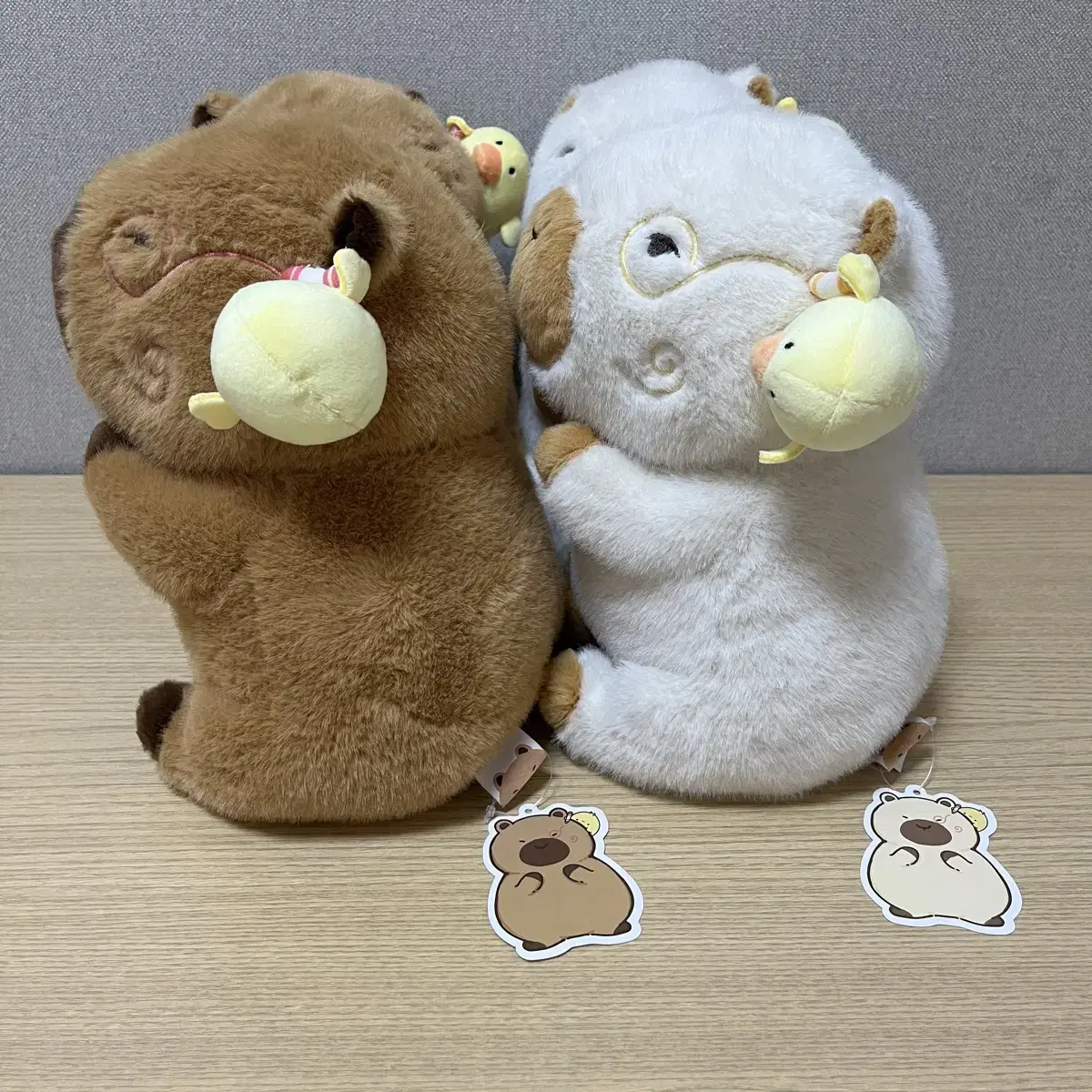 낙서 카피바라짱 인형 27cm (크림, 브라운)