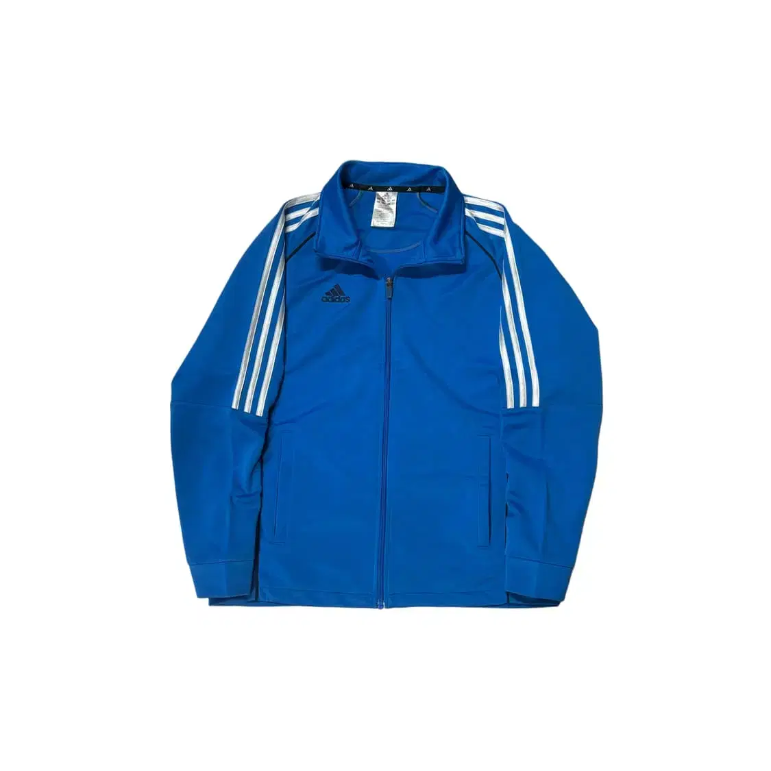 Adidas Backlogo Jersey Anodized Track Top Blue White Bloo