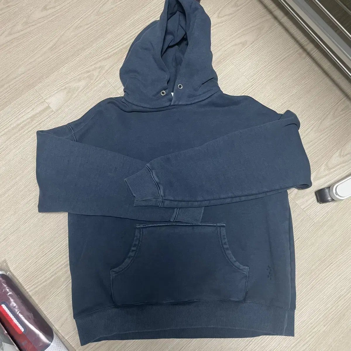 [M] Blindfiles Washed Navy Hoodie