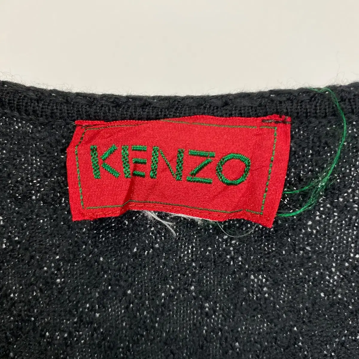 빈티지 KENZO 패턴 니트 가디건