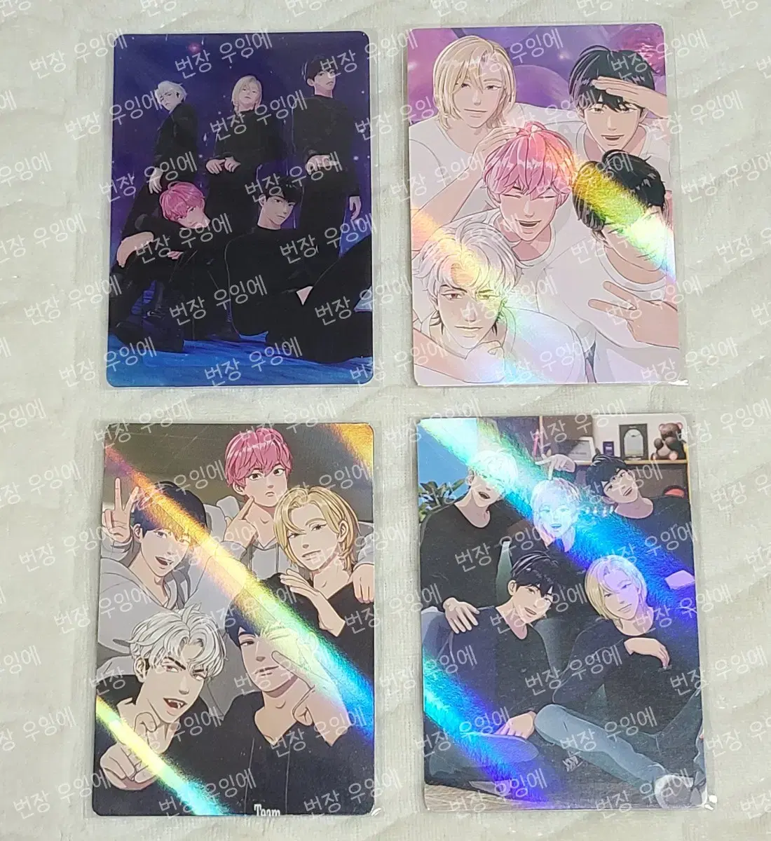 4 Plave Big Photo Cards