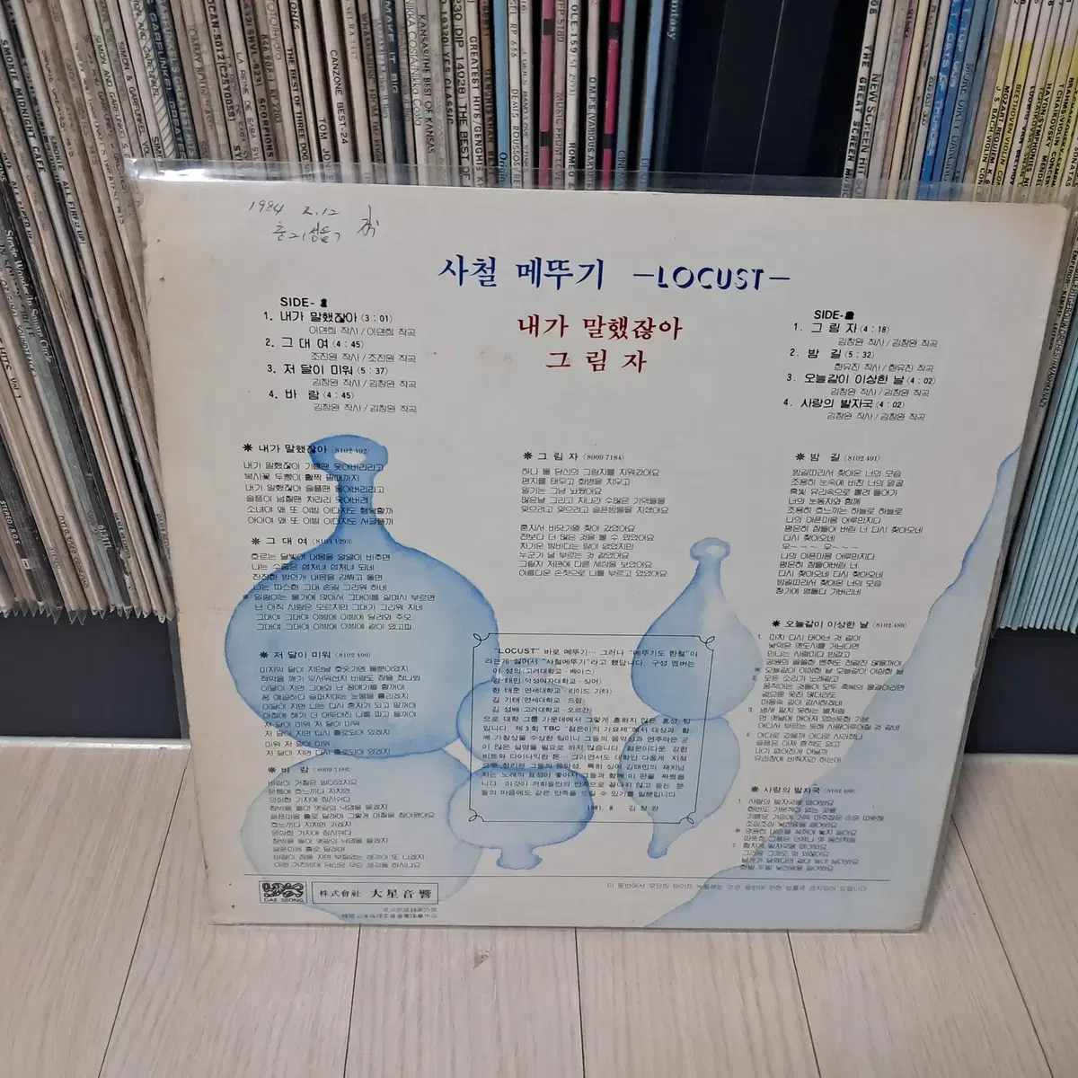 LP..사철메뚜기 초반(1981년)내가 말했잖아