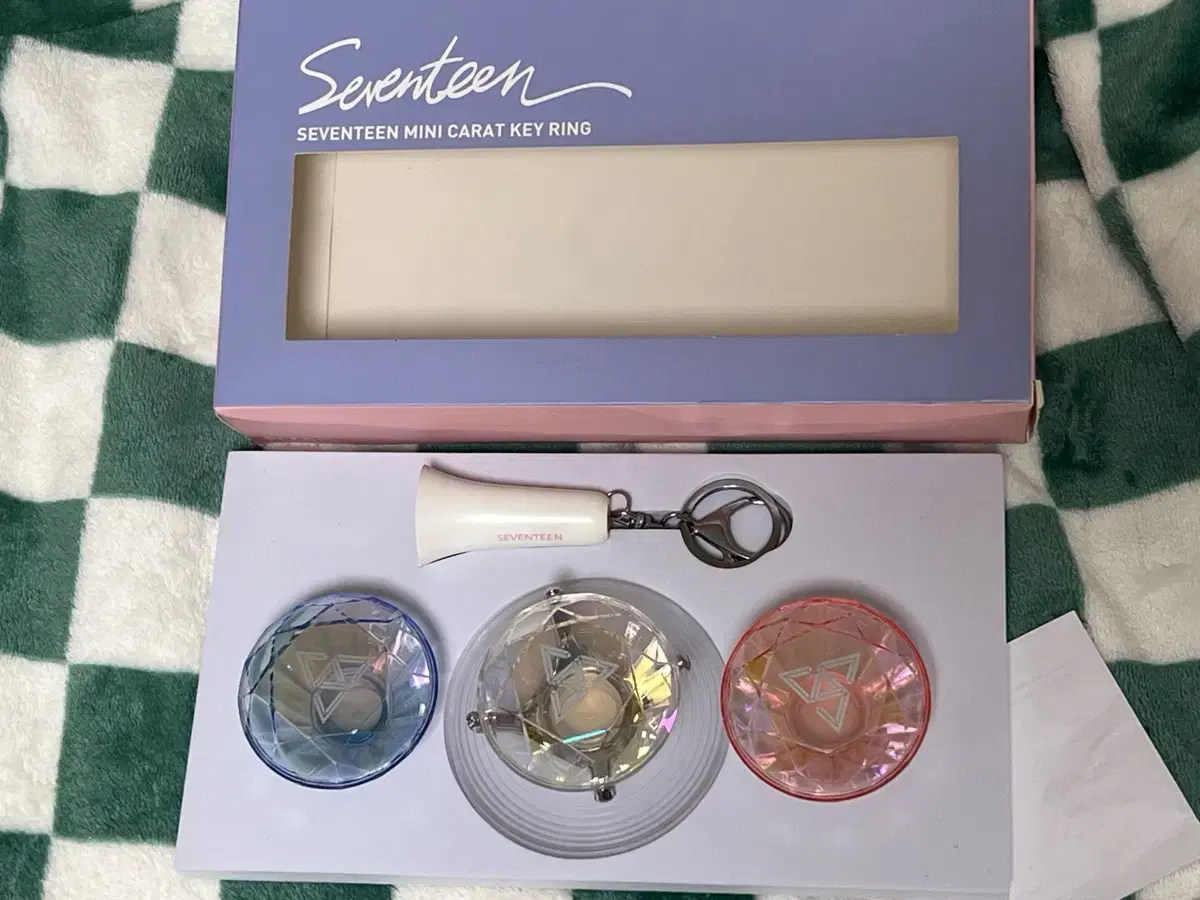 Seventeen lightstick Decorate Your Carat Rod Mini Carat Keyring