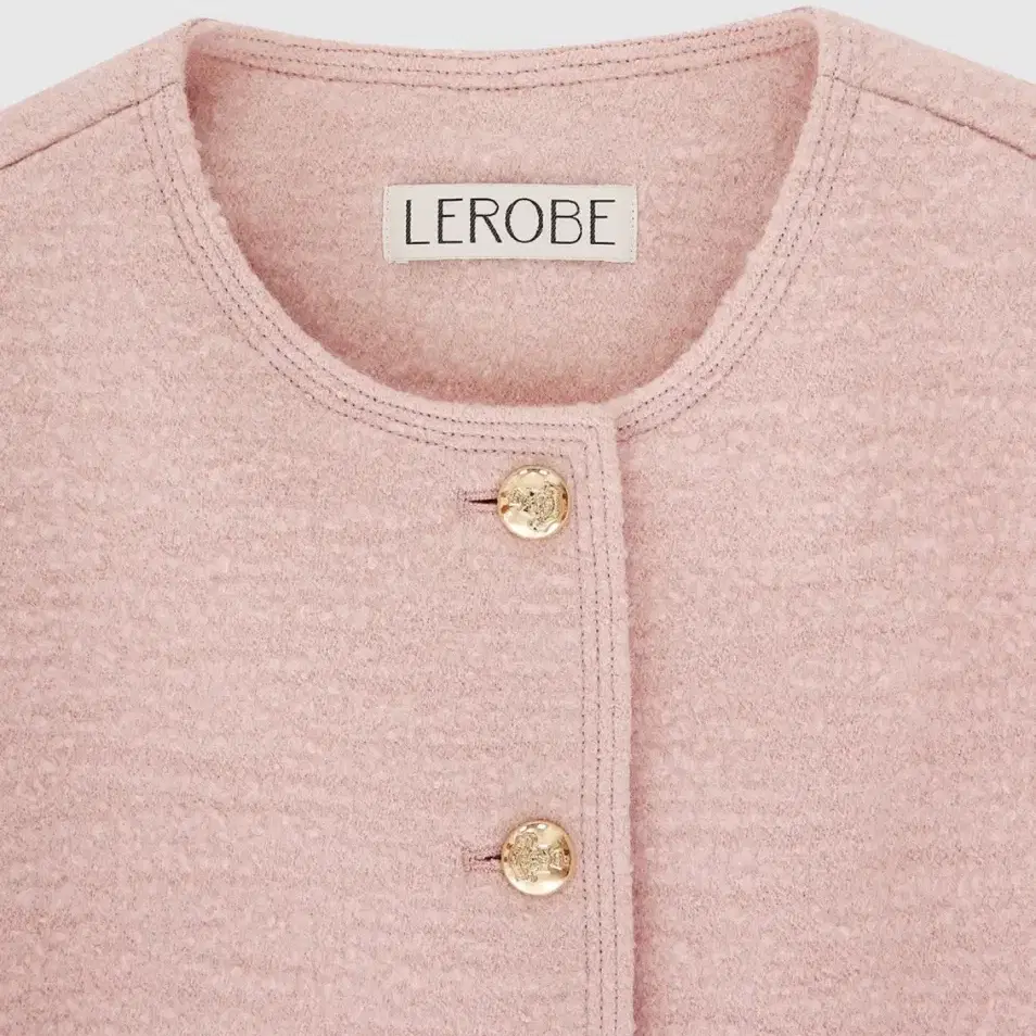 르로브 lerobe Brouse Wool Jacket (pink)