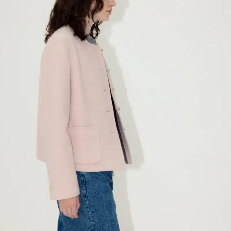 르로브 lerobe Brouse Wool Jacket (pink)