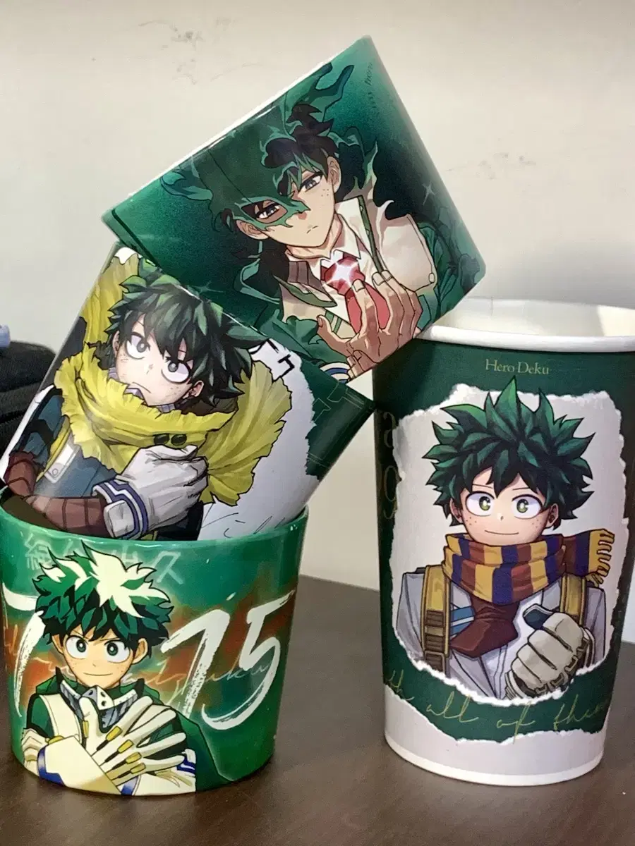 Midoriya Izuku Deku Hiroaka Birthday Cafe 202122 Cup Holder Shinka Unofficial Goods