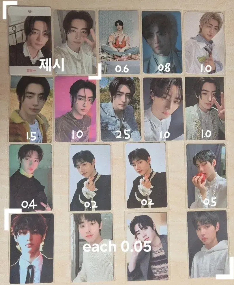 (Chapter 8) enhypen photocard jungwon heeseung jay jake sunghoon sunwoo ni-ki enhypen dey dream