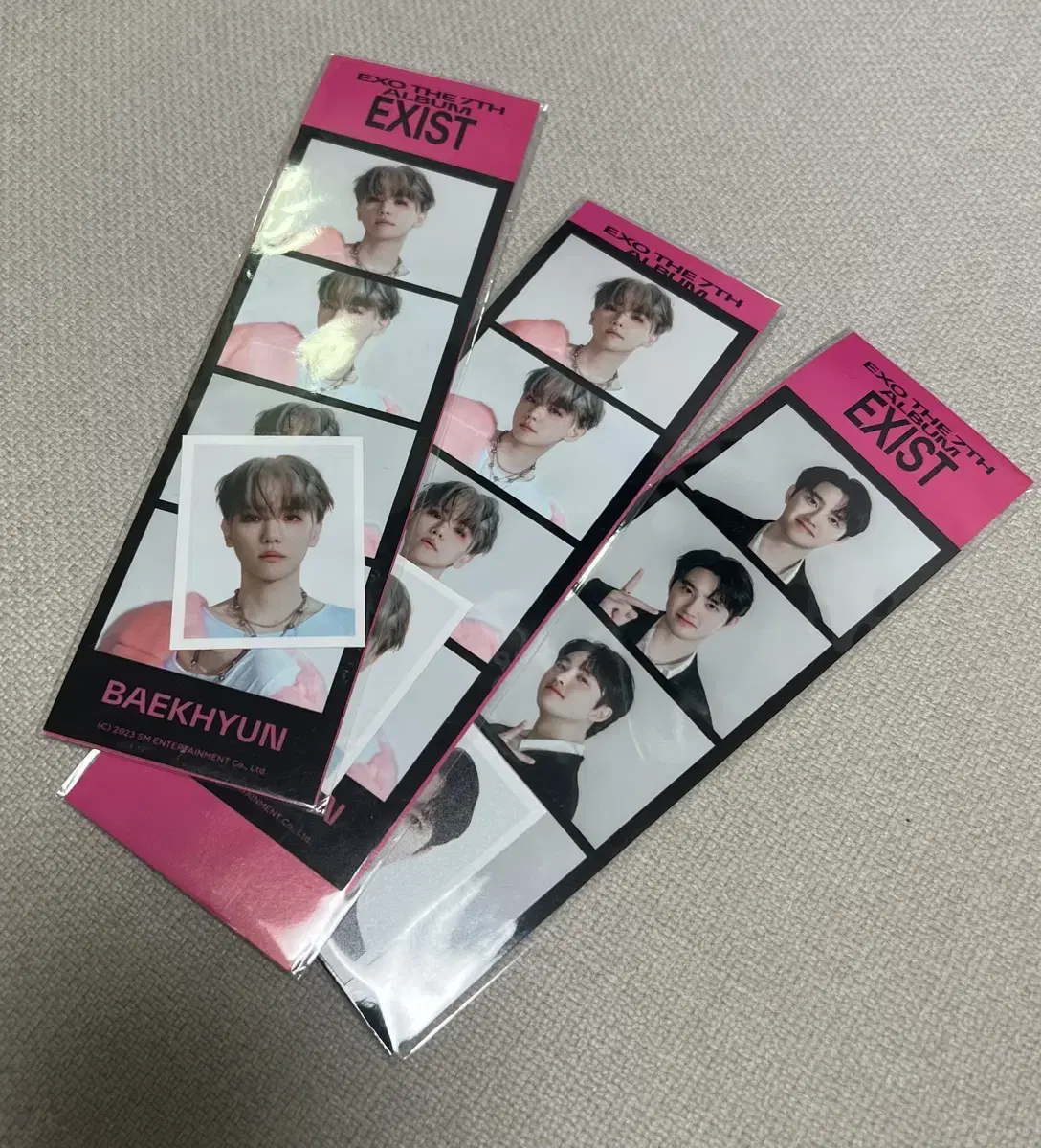 Exo d.o. baekhyun do kyungsoo Creamsoda Necut sealed WTS