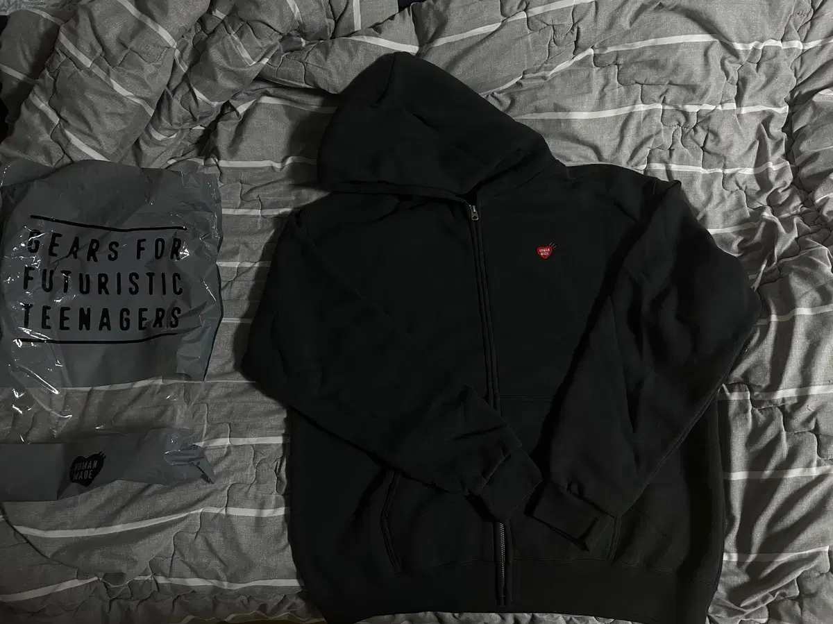 Humanmade Zip-up Hoodie Black XL