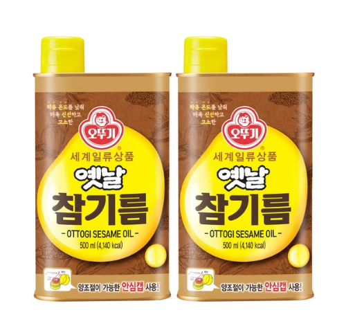 무료배송-오뚜기 옛날 참기름 500ml 2개