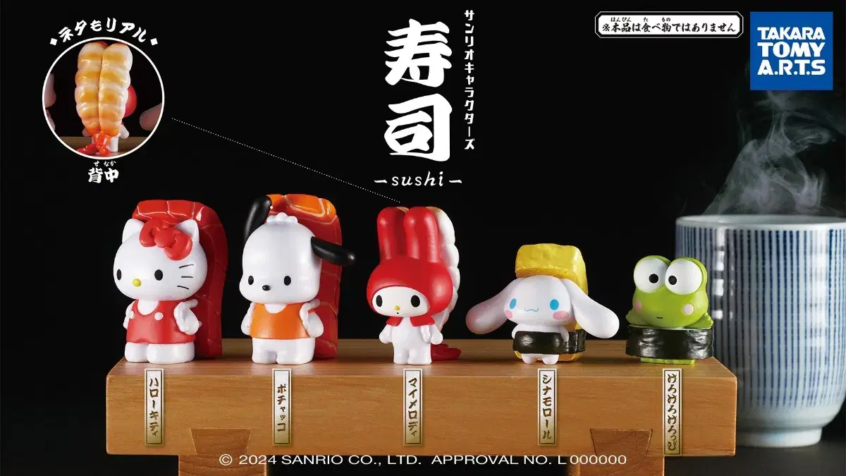 Sanrio Characters Sushi (Sushi) Gacha Figures for Sale