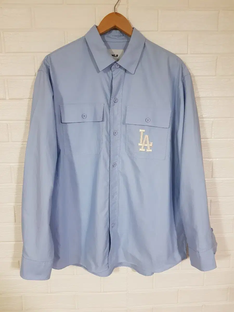 [L] MLB Oxford Shirt LA Dodgers