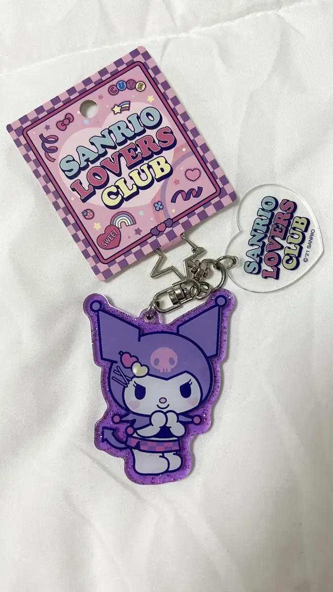 Sanrio Kuromi keyring Sanrio Lovers Club San Ruckle