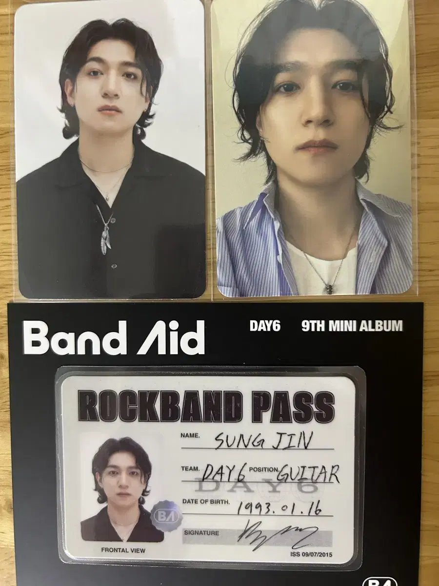 Day 6 Sungjin Pass Card / Photocard Transfer