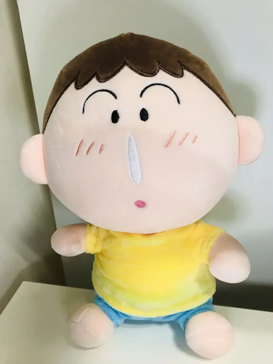 [짱구는못말려] 맹구 봉제인형 29cm + 맹구 콧물 키링