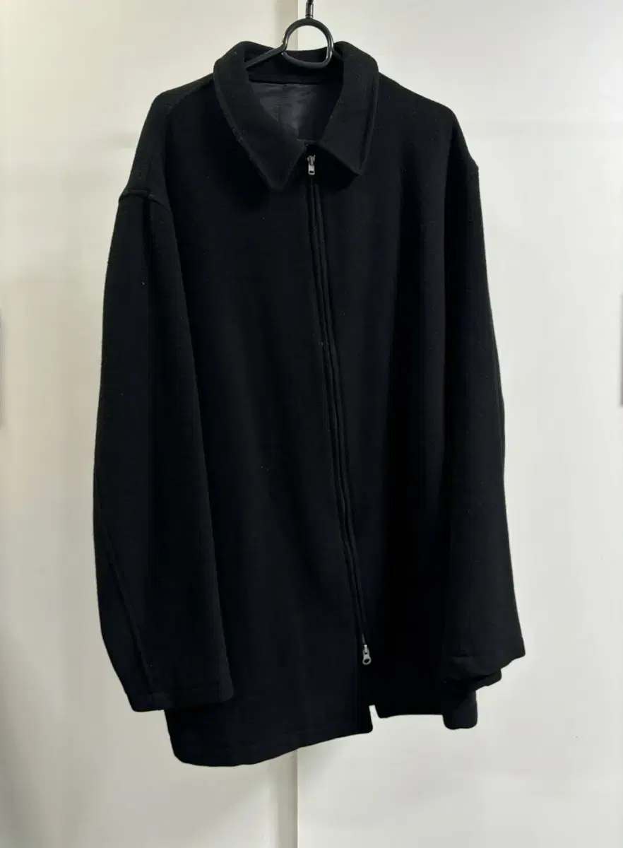 [4] Yohji Yamamoto Ys for man zip-up wool coat